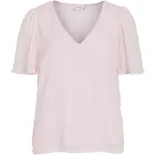 Vila Falia Kort Ermet Bluse