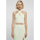 Urban Classics Rib Knit Crossed Neckholder Ermeløs Topp