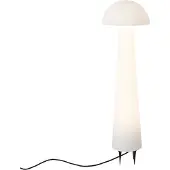 QAZQA Stående utendørslampe hvit 80 cm inkl. LED IP44 - Fungi