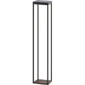 KLEWE LED-solcellelampe RADIA MEGA, antrasitt, 110 cm, aluminium IP65