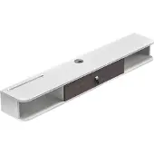 Vevor Flytende TV-stativ, 55 tommer veggmontert underholdningssenter med kabelhull, moderne flytende TV-hylle med oppbevaringsskap, sponplatekonsoll for DVD-spiller, kabelboks, spillkonsoll, hvit