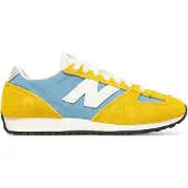 New Balance for woman. U471V1 Yellow leather sneakers 471 (38), Flat, Suede, Laces, Casual, Green
