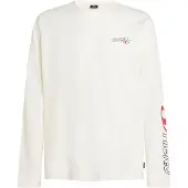 O'Neill Essentials 90'S Logo Langermet T-skjorte hvit