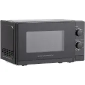 Scandomestic MWS20B, Benkeplate, Solo mikrobølge ovn, 20 l, 700 W, Rotasjon, Sort