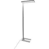 Arcchio LED-gulvlampe Logan Neo, sølv, dimbar, metall