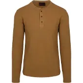 Superdry Waffle Henley Langarmet T-skjorte