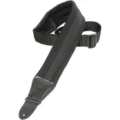 Levy's Comfort Series 3.25" Neoprene Guitar Strap Black