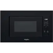 Whirlpool WMF200GNB - Mikrobølgeovn med grill - innebygd - 20 liter - 800 W - svart