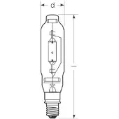 Radium Halogen-metall-damppære E40 2050W HRI-T D/I klar