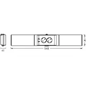 Osram LED-benkbelysning Socket svart 3.000K dimbar stikkontakter