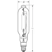 Radium Halogen-metall-damppære E40 2000W HRI-T NSC klar