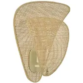 Market Set Vegglampe Coquillage, naturfarget, 33 cm, rotting