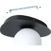 Eglo taklampe CASTROVIDO svart 24 cm 1 lyskilde IP44 G9-LED