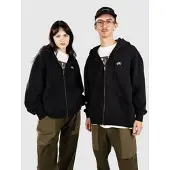 Nike SB Flc Essential Logo Hettegenser med glidelås svart
