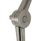 Steinhauer Gulvlampe Prestige Chic stålfarget/svart-gull Høyde 250 cm