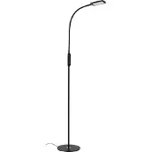 Briloner LED-gulvlampe Office Remote, svart, dimbar, CCT