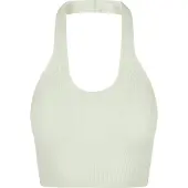 Urban Classics Rib Knit Crossed Neckholder Ermeløs Topp