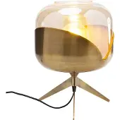Kare Golden Goblet Ball bordlampe, messing