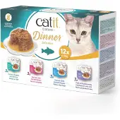 Catit Design Kattemat Fisk Middag Multipakke 12x75g