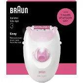 Braun Silk-epil 3-000, Rosa, 20 pinsetter, MicroGrip, AC, Tyskland, Boks