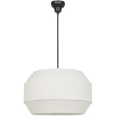 Market Set pendellampe Cosiness, Ø 46 cm, hvit, stoff