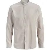 Jack & Jones Breeze Band Linen Blend Skjorte Med Lange Ermer