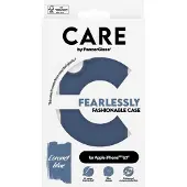 PanzerGlass CARE by - Baksidedeksel for mobiltelefon - termoplast-polyuretan (TPU), silikonbelegg - coronet blå - for Apple iPhone 16
