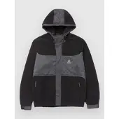HUF Nauls Polar Fleecejakke svart