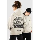 Another Cotton Lab Outdoor Aesthetics Washed Hettegenser svart