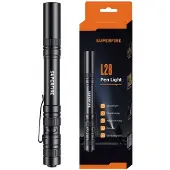 Superfire L28 lommelykt, 121 lm, 5W, 52 m, 5 moduser