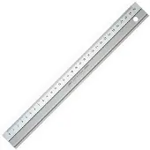 Linex Linjal - 30 cm - Aluminium - - OneSize - Linjal