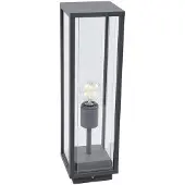 LUCANDE Annalea sokkellampe, 50 cm, antrasitt, IP54