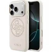 GUESS Perforert 4G MagSafe-etui for iPhone 17 Pro - Rosa