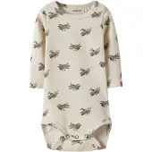 Lil´ Atelier Lil' Atelier Body I/e - Bomull/Lyocell - NbmLayo - Coconut Melk/ - - 56 - Langermet Body