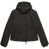Superdry for woman. W5012175A Arctic MF Windbreaker Jacket with Hood black (L), Casual, Polyester