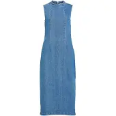 Vila Midi Denimkjole