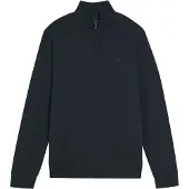 Lyle & Scott Superfine Halv Glidelås Genser