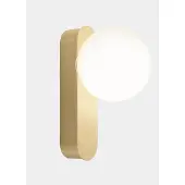 LEDS-C4 LED-vegglampe Perlina, gullfarget