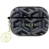 GUESS GUAP2PGCE4CK-etui for AirPods Pro 2-deksel - svart GCube Charm