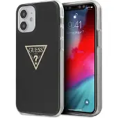 GUESS GUHCP12SPCUMPTBK iPhone 12 mini 5,4" svart/svart hardcase Metallic Collection