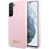 GUESS GUHCS22MLSLMGLA S22+ S906 lavendel/lavendel hardcase Silikon Script Metal Logo