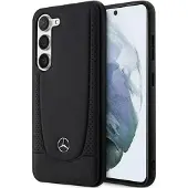 Mercedes Leather Urban Case for Samsung Galaxy S23 - Black