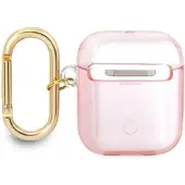 GUESS GUA2HHTSP AirPods deksel rosa/rosa Strap Collection