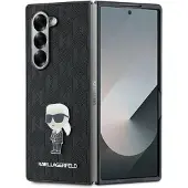 Karl Lagerfeld Saffiano Ikonik Pin-etui til Samsung Galaxy Z Fold 6 - Svart