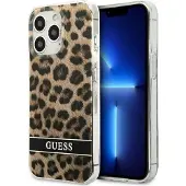 GUESS GUHCP13LHSLEOW iPhone 13 Pro / 13 6,1" brun/brun hardcase Leopard