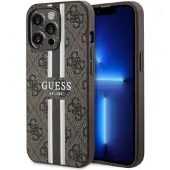 GUESS GUHMP13XP4RPSW iPhone 13 Pro Max 6,7" brun/brun hardcase 4G Printed Stripes MagSafe