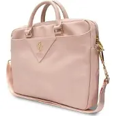 GUESS Triangle 4G-veske for en 16" bærbar datamaskin - rosa