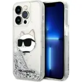 Karl Lagerfeld KLHCP14LLNHCCS iPhone 14 Pro 6,1" sølv/sølv hardcase Glitter Choupette Head