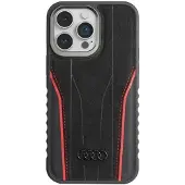 Audi Genuine Leather Iphone 14 Pro Max 6.7 Czarno Autpupcmip14pmr8d3rd Telefondeksel