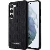 Karl Lagerfeld Saffiano Mono Metal Logo-etui for Samsung Galaxy S24 - svart